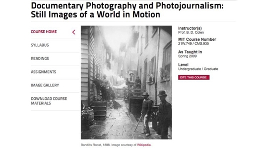 کلاس‌های رایگان ام‌آی‌تی برای علاقه‌مندان به فتوژورنالیسم و عکاسی مستند