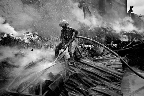 آتش‌سوزی در بنگلادش - عکس از: عبیر عبدالله