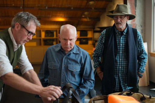 از چپ به راست: آلن کیرک(Alan Kirk)، مدیر عامل شرکت فیلسون به همراه عکاسان مگنوم، استیو مک‌کوری و دیوید آلن هاروی، در مقر فیلسون در سیاتل در طول فرآیند طراحی اولیه محصول جدید کیف دوربین که از اول می ۲۰۱۴ شروع شد.